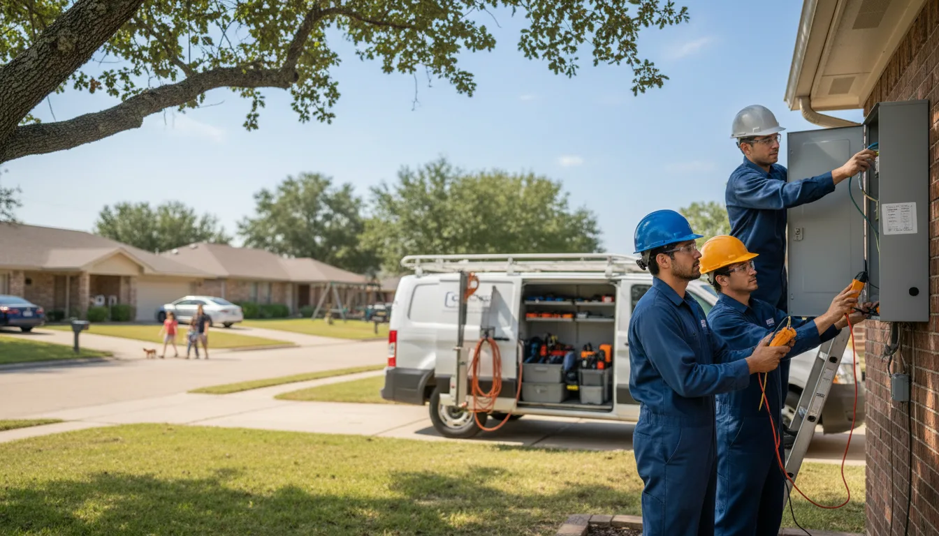 Certified electrician providing emergency electrical services in Wellsville, KS